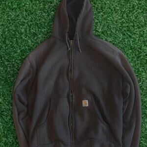 Heavyweight carhartt jacket faded black